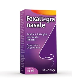 FEXALLEGRA NASALE*spray nasale 10 ml 1 mg/ml + 3,55 mg/ml