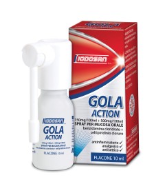 GOLA ACTION*spray mucosa orale 0,15% + 0,5%