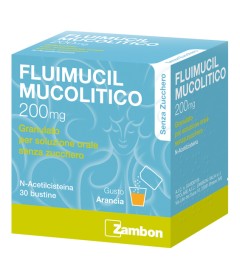FLUIMUCIL MUCOLITICO*30 bust grat 200 mg senza zucchero