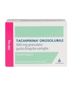 TACHIPIRINA OROSOLUBILE*12 bust grat 500 mg gusto fragola evaniglia