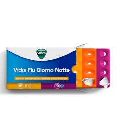 VICKS FLU GIORNO NOTTE*12 cpr giorno + 4 cpr notte