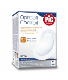 TAMPONE OCULARE PIC IN TESSUTO NON TESSUTO STERILE ADESIVO 10 PEZZI