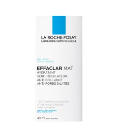 Effacalr mat  Idratante sebo-regolatore anti-lucidità anti-pori dilatati - Tubo 40 ml 