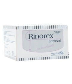 Rinorex file per aerosol con bicarbonato - Formato 25 fiale da 3 ml