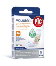 CEROTTO PIC AQUABLOC 19X72MM ANTIBATTERICO 20 PEZZI