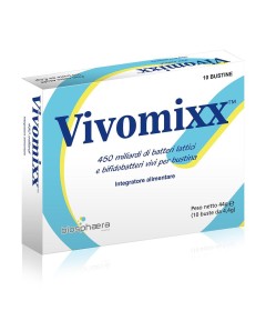 Vivomixx 450 miliardi -  Integratore alimentare per un ottimale equilibrio della flora intestinale - Foramto 10 bustine