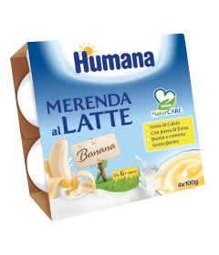 HUMANA MERENDA BANANA 4 X 100 G