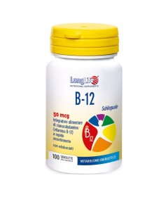 LONGLIFE B12 50MCG SUBLINGUALE 100 TAVOLETTE