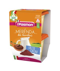 PLASMON LA MERENDA DEI BAMBINI MERENDE LATTE CACAO ASETTICO2 X 120 G