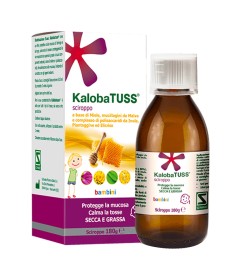 Kalobatuss sciroppo bambini - Calmante di tosse secca e grassa - Gusto piacevole - Formato 180 gr 