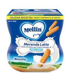 MELLIN MERENDA LATTE BISCOTTO 2 X 100 G