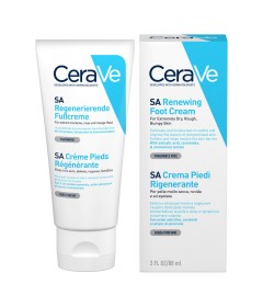 CeraVe crema piedi rigenerante  - Ideale per pelle molto secca, ruvida e screpolata - Tubo da 88 ml