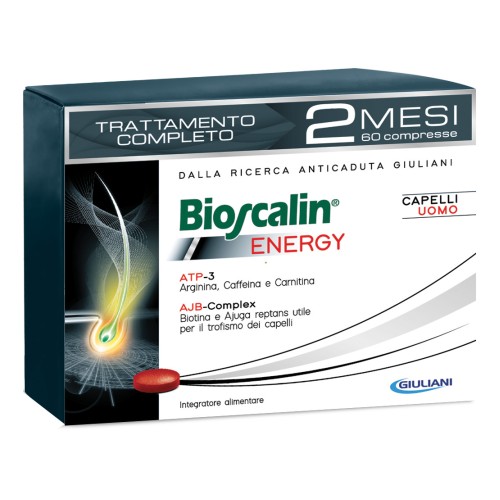 Bioscalin energy 60 compresse - Integratore energizzante e anticaduta per uomo