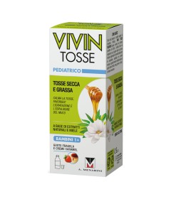 VIVIN TOSSE PEDIATRICO SCIROPPO PER TOSSE SECCA E GRASSA GUSTO FRAGOLA E CREME CARAMEL 150 ML
