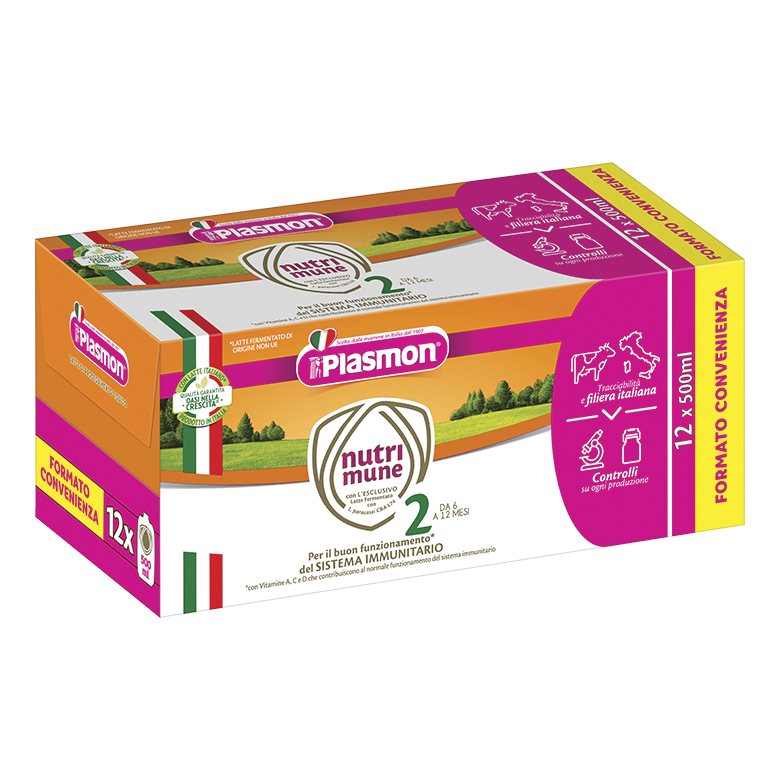 PLASMON NUTRI-MUNE 2 LIQUIDO 12 X 500 ML